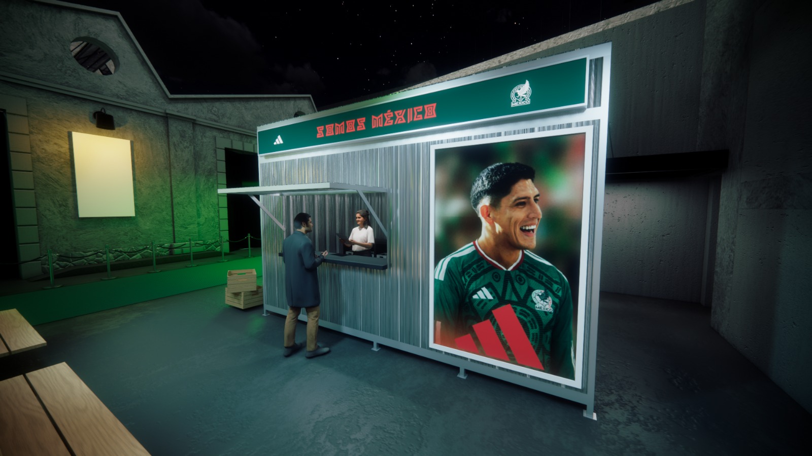 Render Presentación Oficial del Jersey de la Selección Nacional de México